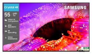 Samsung Crystal UHD Vision AI 55 inch 4K TV (UA55UE85AHULXL)